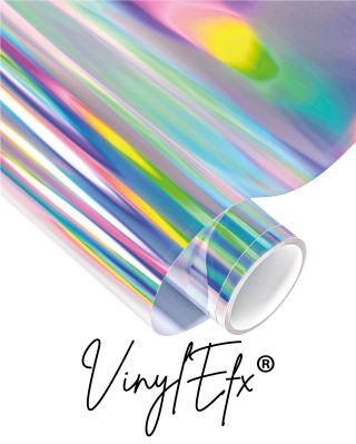 ✨ Kouzlo duhového efektu v každém detailu! Holografická samolepicí fólie VinylEfx® Rainbow Brite Overall Silver promění i...